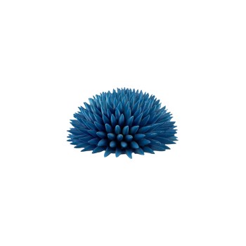 Blue ceramic sea urchin