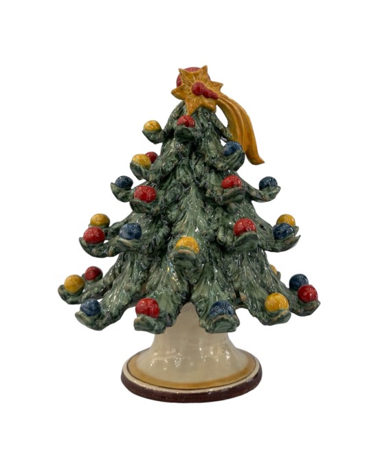 Albero di natale in ceramica di Caltagirone